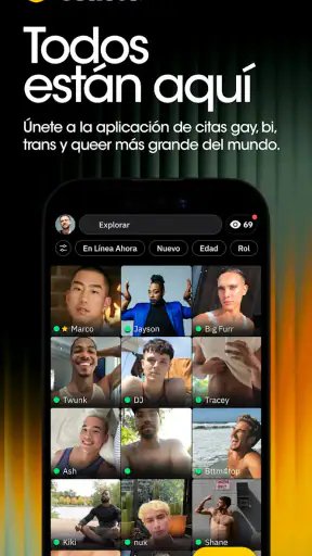 Grindr citas y chats para gays screenshot 1