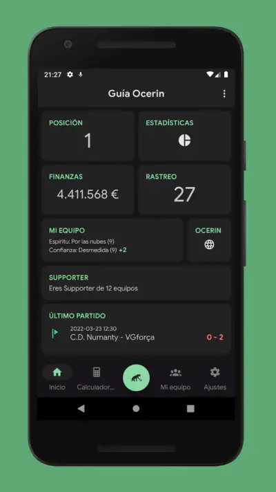Guía Ocerin Hattrick screenshot 1