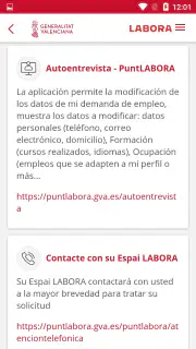 GVA PuntLABORA screenshot 6