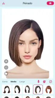 Hairstyle Try On-corte de pelo screenshot 8