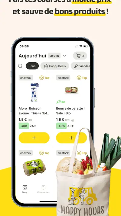 Happy Hours Market antigaspi screenshot 1
