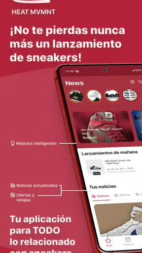 HEAT MVMNT - Sneaker App screenshot 1