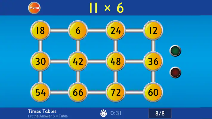 Hit the Button Maths screenshot 1