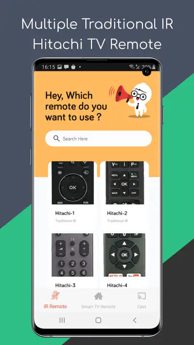 Hitachi Smart TV Remote screenshot 1