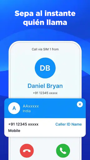 Identificador de llamadas screenshot 1