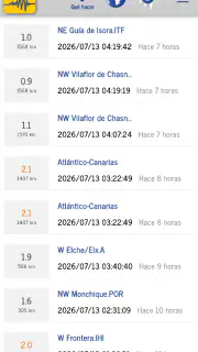 IGN Terremotos screenshot 1
