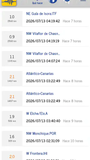IGN Terremotos screenshot 1