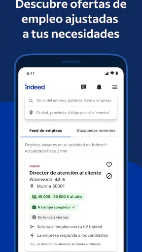 Indeed: Búsqueda de empleo screenshot 1