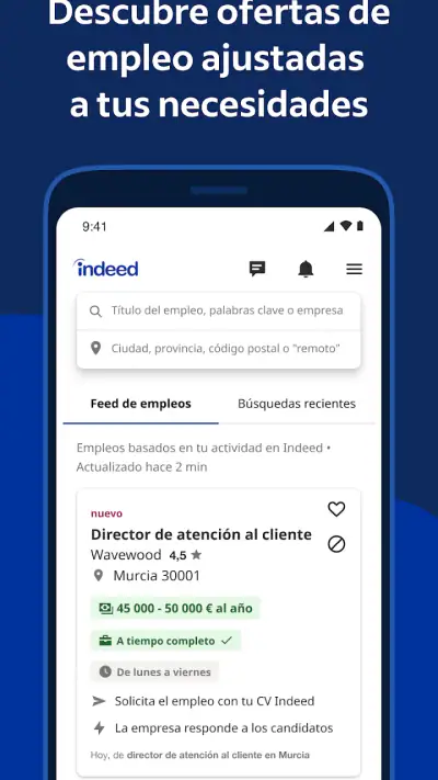 Indeed: Búsqueda de empleo screenshot 1