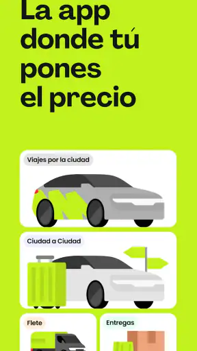 inDrive. Viajes alternativos screenshot 1