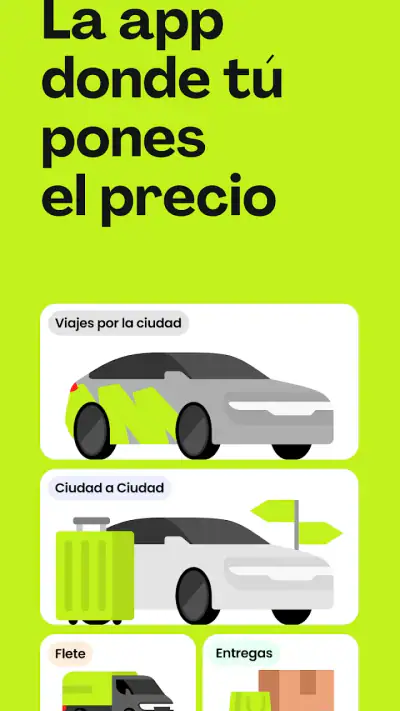 inDrive. Viajes alternativos screenshot 1