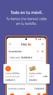 ING Banca Móvil y Finanzas screenshot 2