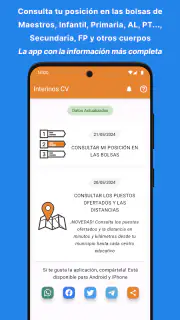 Interinos CV. Bolsas Educación screenshot 1