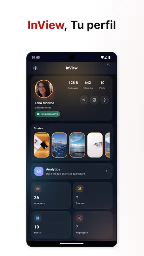 InView, Ver perfil screenshot 1