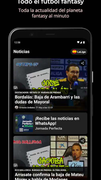 Jornada Perfecta Fantasy screenshot 1