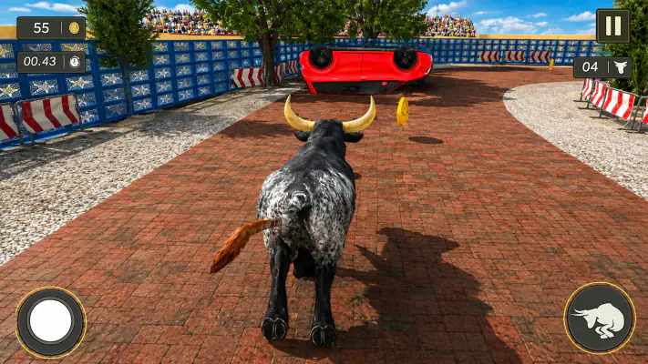 Juego de corridas de toros screenshot 1
