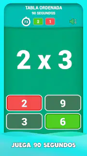 Juego de tablas de multiplicar screenshot 3