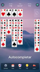 Juegos de cartas de solitario screenshot