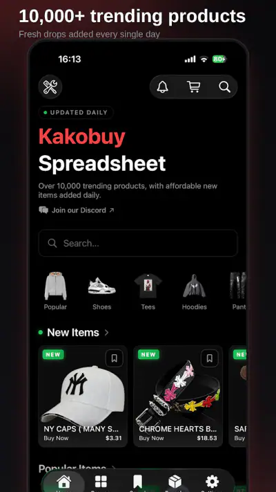 Kakobuy Sheets screenshot 1