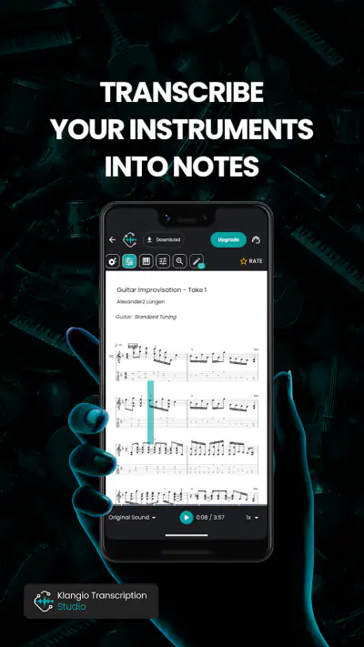 Klangio Transcription Studio screenshot 1