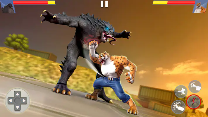 Kung Fu Animal: Fighting Games screenshot 1