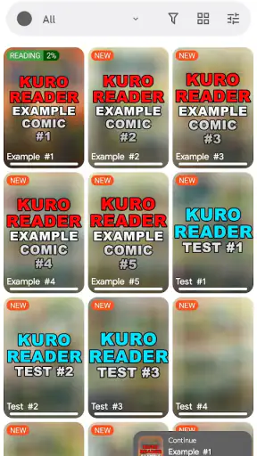 Kuro Reader+ screenshot 1