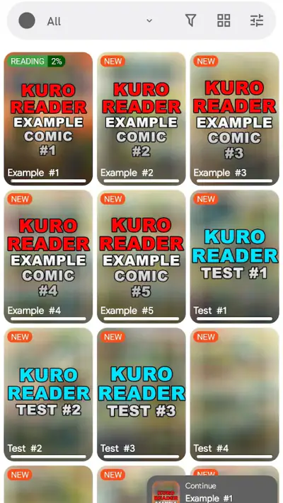 Kuro Reader+ screenshot 1
