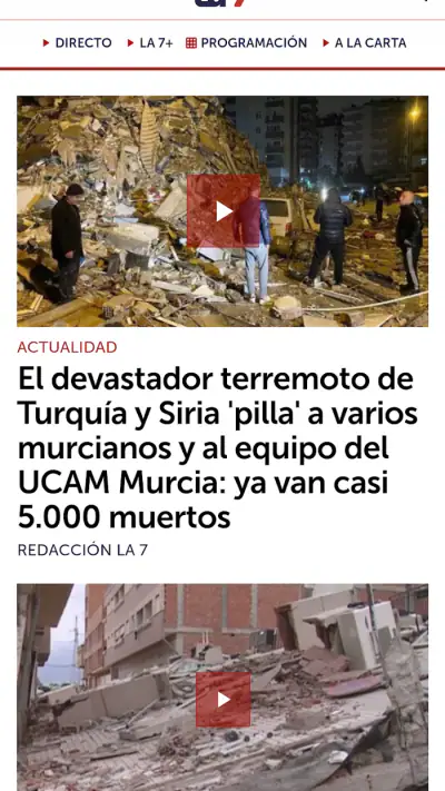 La 7 TV screenshot 1