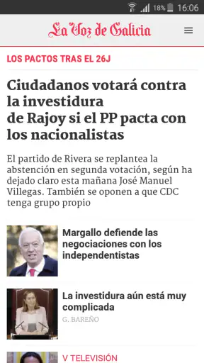 La Voz de Galicia screenshot 1