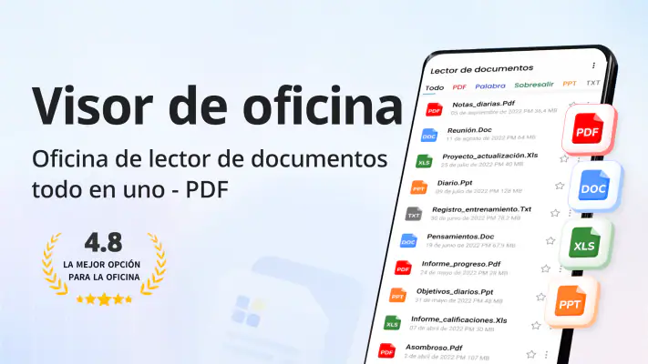 Lector de documentos: PDF, DOC screenshot 1