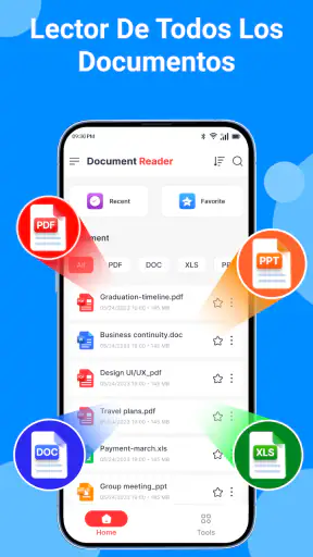 Lector de documentos y PDF screenshot 1