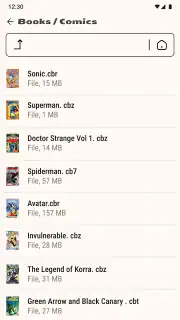 Lector de libros (cbz/cbr) screenshot 5