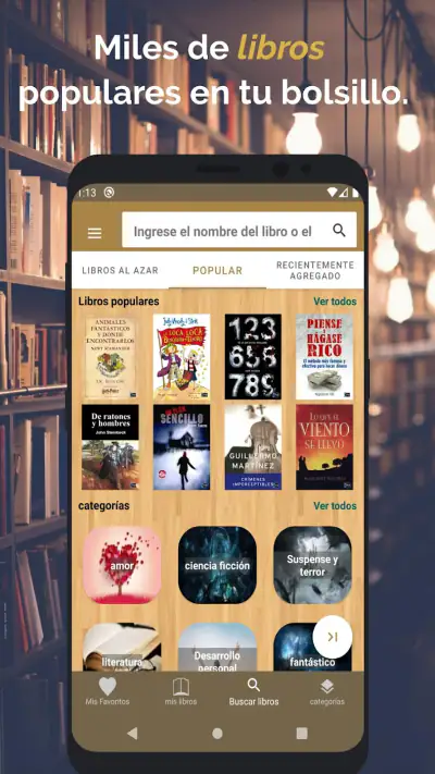 Leer Libros - eLibro Español screenshot 1