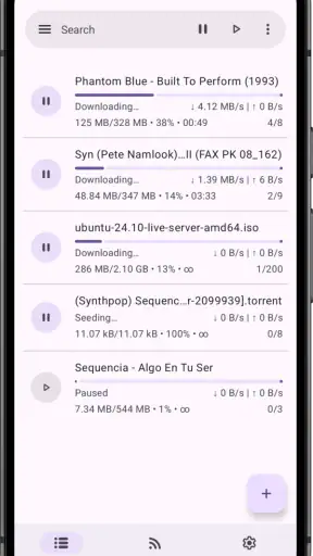LibreTorrent screenshot 1