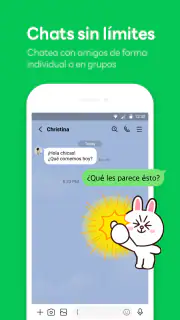 LINE: Llama y mensajea screenshot 1