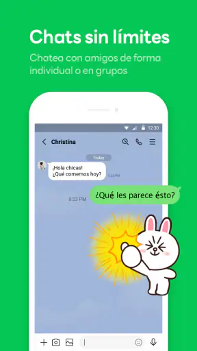 LINE: Llama y mensajea screenshot 1