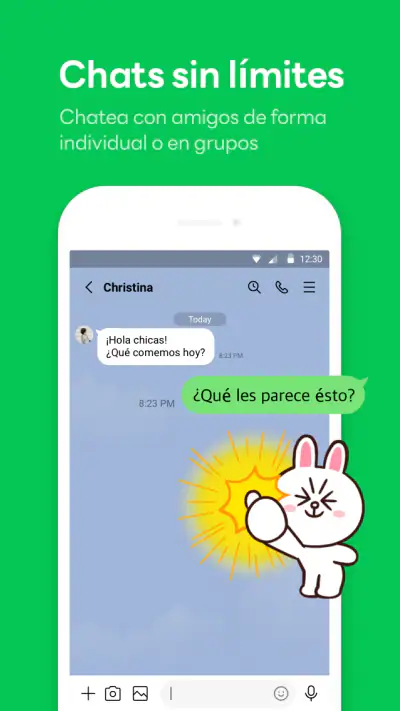 LINE: Llama y mensajea screenshot 1