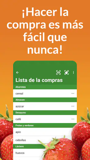 Lista de compra OurGroceries screenshot 1