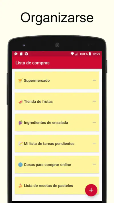 Lista de compras screenshot 1