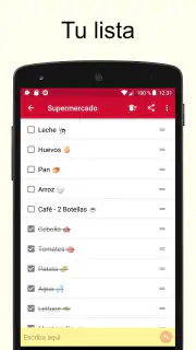 Lista de compras screenshot 3