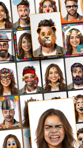 Live Funny Face Camera screenshot 1