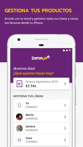 Llamaya - Área de cliente screenshot 1