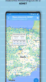 Lluvia España (AEMET) screenshot 1