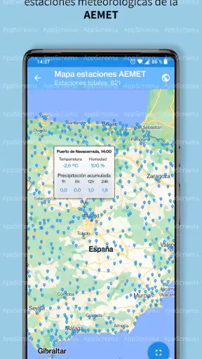 Lluvia España (AEMET) screenshot 1