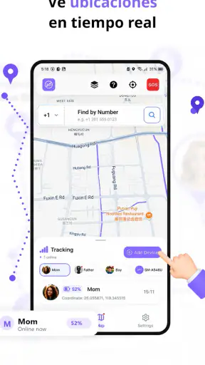 Localizador familiar GPS screenshot 1