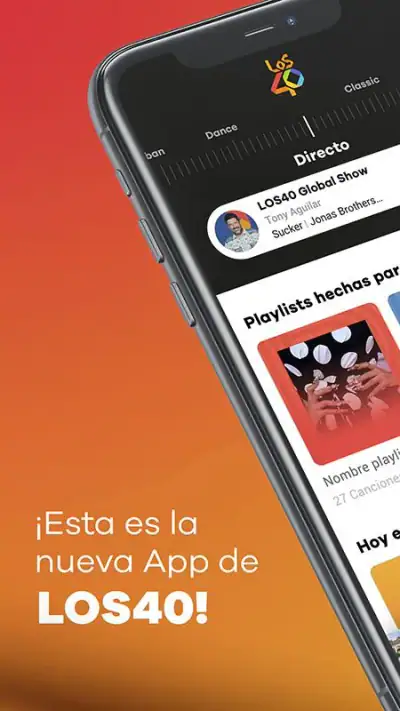 LOS40 Radio screenshot 1