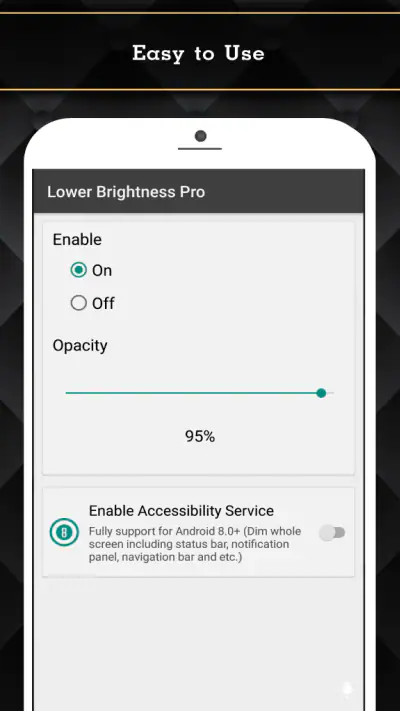 Lower Brightness Pro screenshot 1