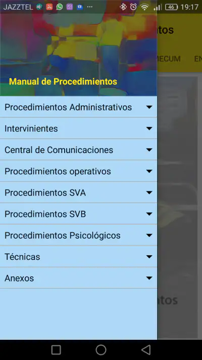 Manual de Procedimientos screenshot 1
