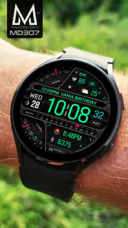 MD307 Digital watch face screenshot 8