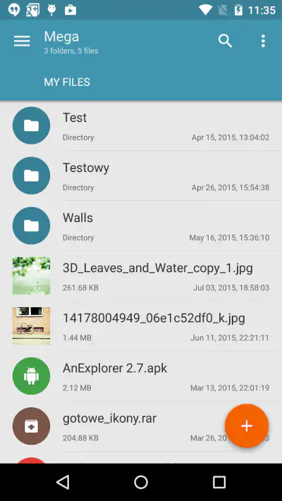 Mega Plugin for Solid Explorer screenshot 1